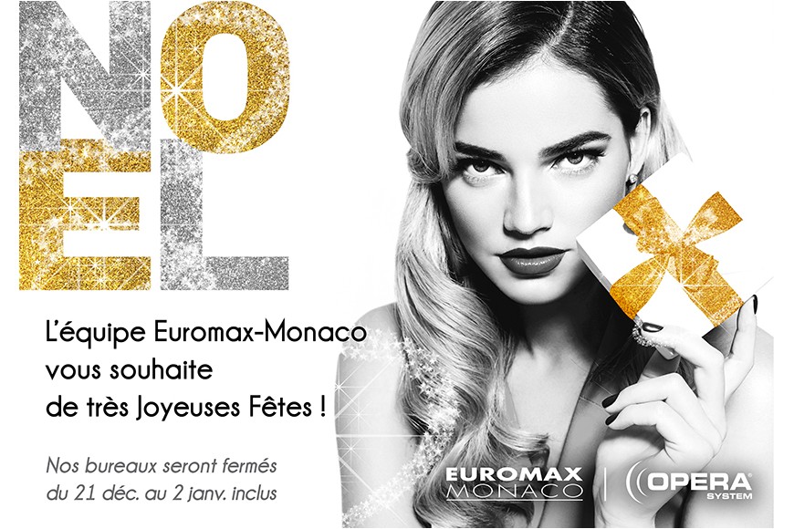 L'équipe Euromax-Monaco vous souhaite de très Joyeuses Fêtes