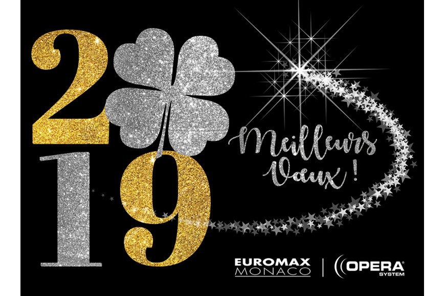 L'équipe Euromax-Monaco vous souhaite une merveilleuse année  2019 !