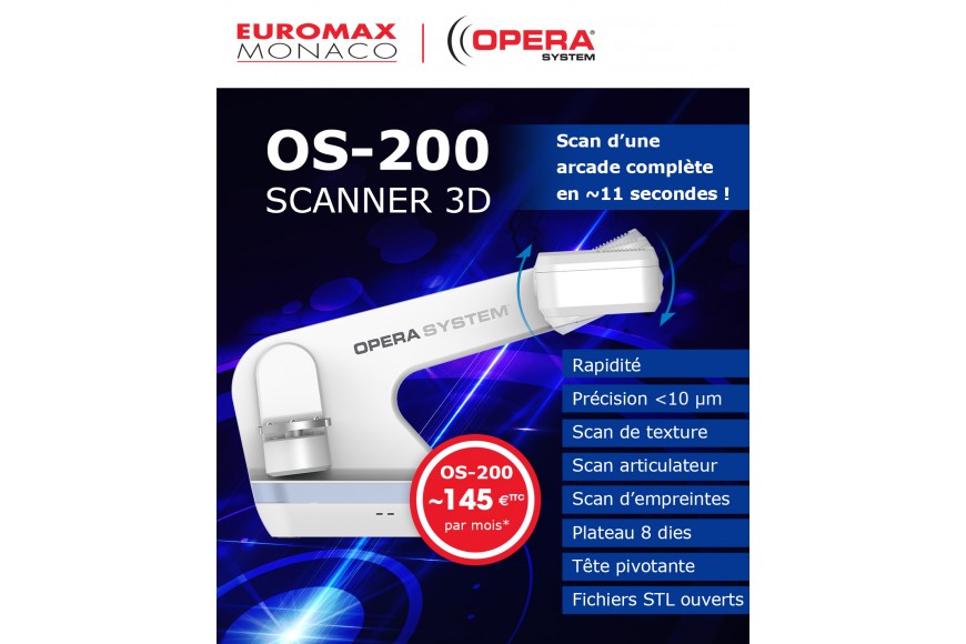 OS-200 - NOUVEAU SCANNER 3D - Rapide, précis et polyvalent !