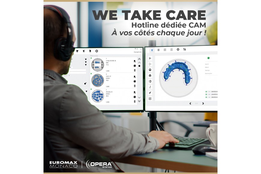 We take care ! Hotline dédiée au CAD-CAM