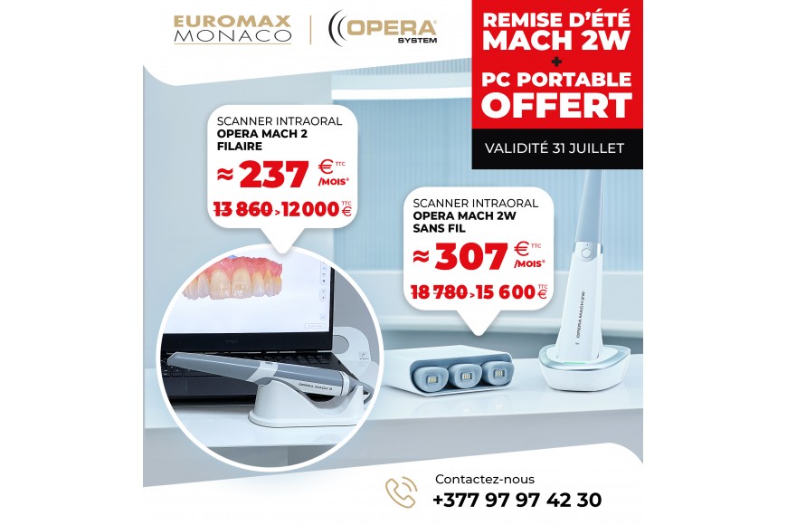 Votre Scanner intraoral 2W remisé  + PC portable offert