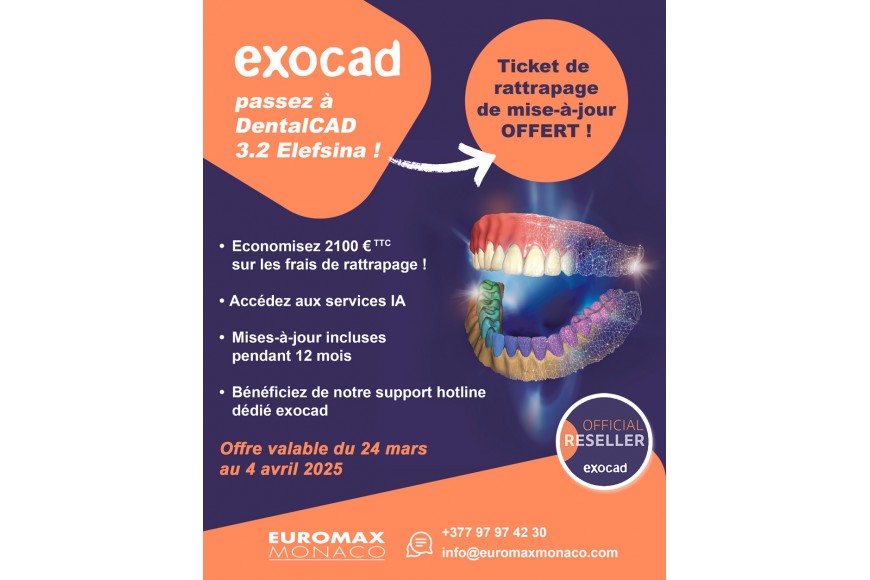 exocad : OFFRE SPÉCIALE IDS 