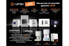 Euromax Monaco devient le distributeur exclusif de la gamme UP3D en France